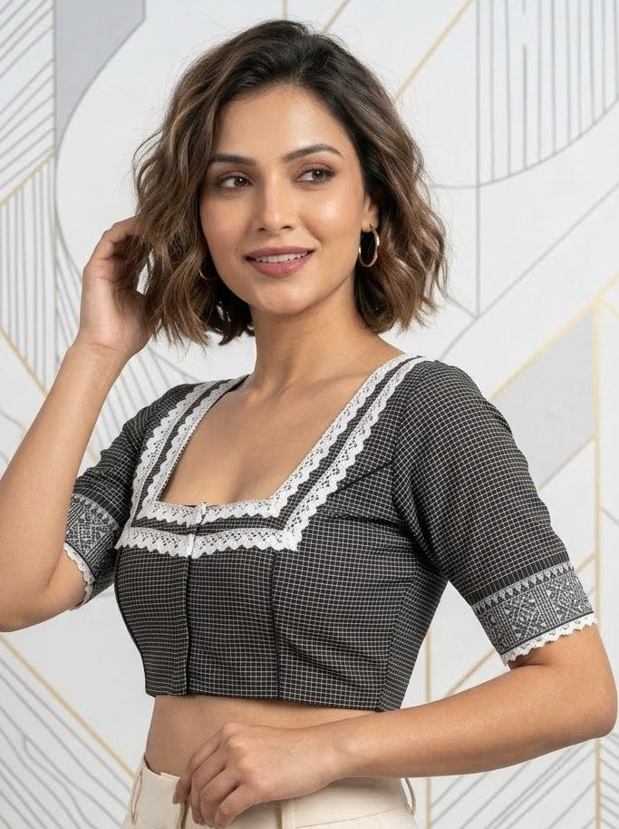 Retro Romance (Designer Cotton Blouse)