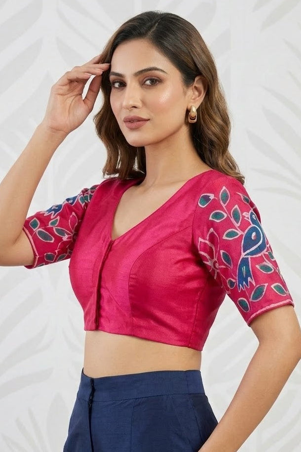 Floral Daydream- Batik Designer Blouse