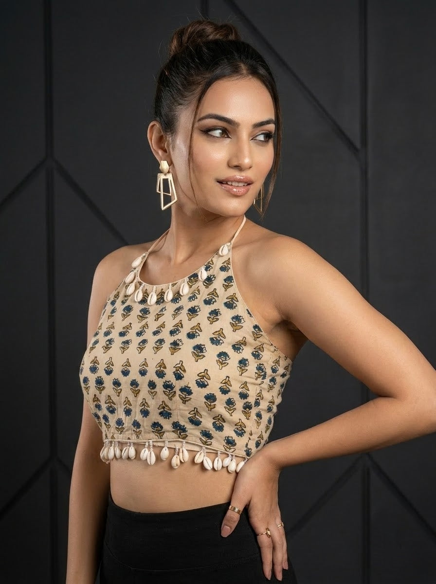 Too Hot to Be Basic – Ajrakh Blouse