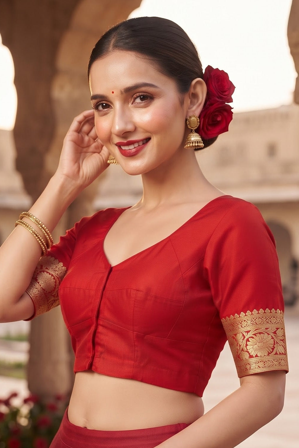 Feminine Grace - Designer Blouse (Combo 1)