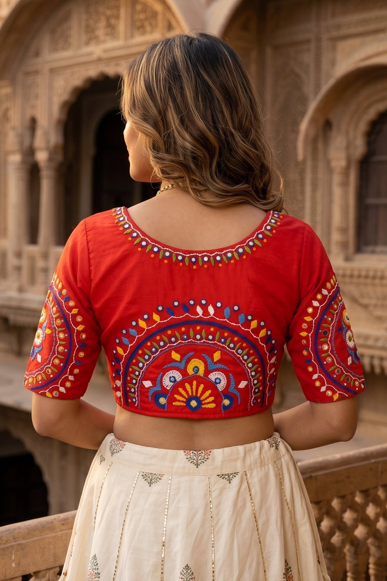 Mirror Mandala Blouse