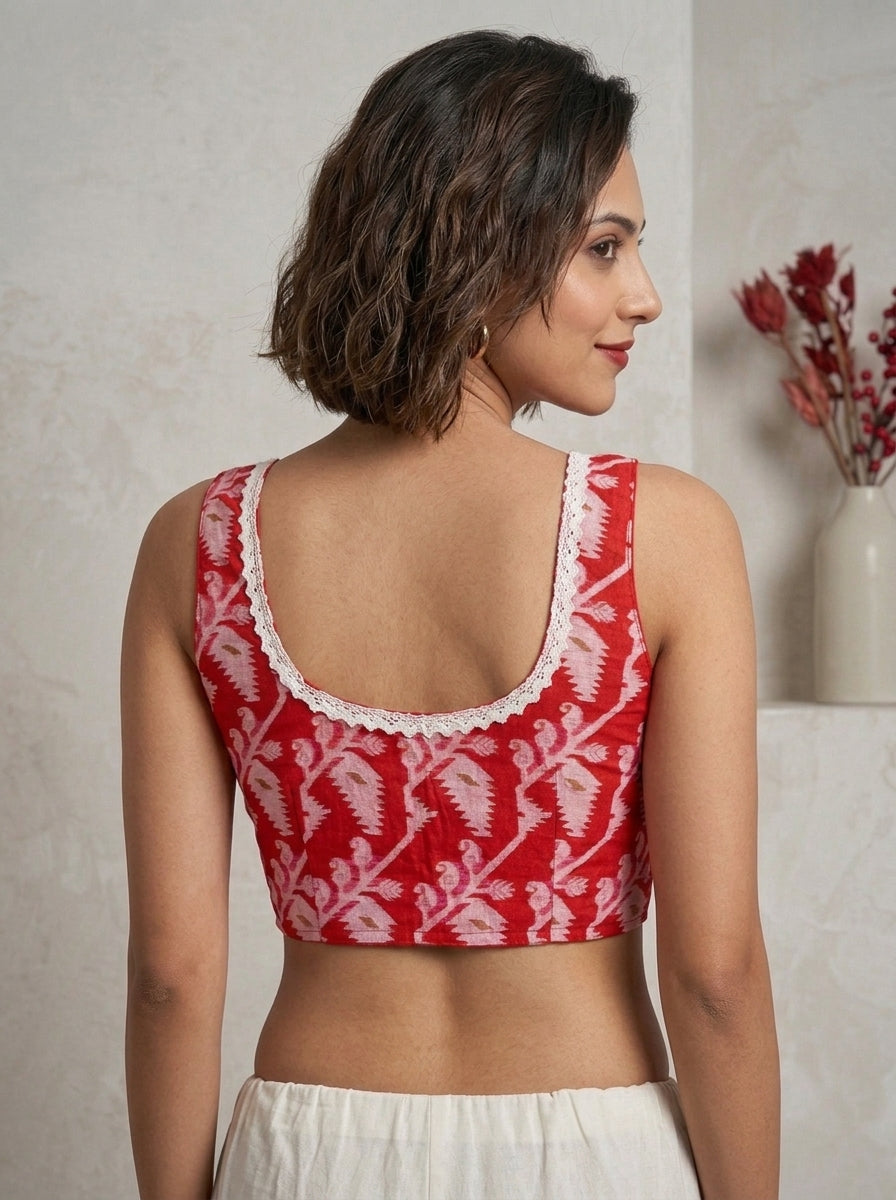 The Showstopper Jamdani Designer Blouse