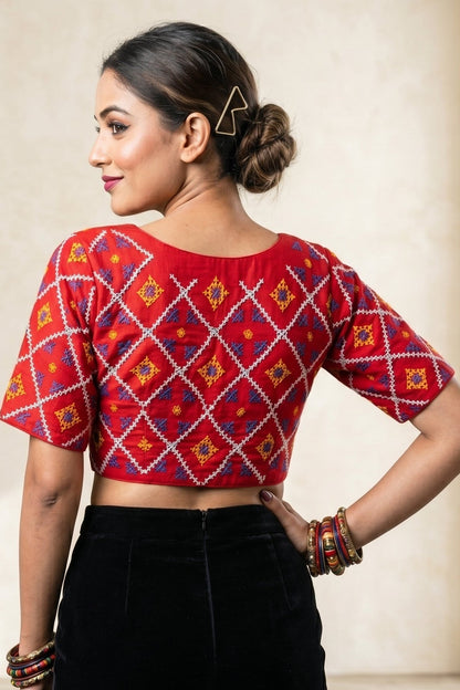 Dreamy Deal-Gujrati Stitch Blouse