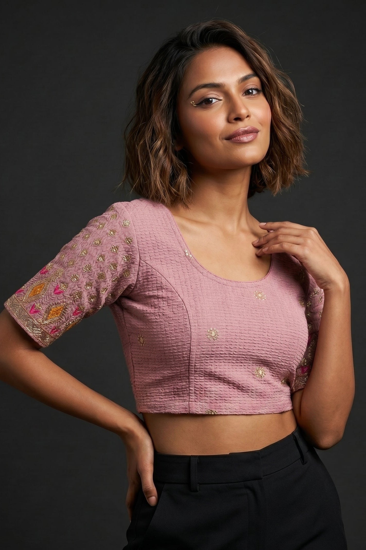 Summer Slay Stretchable Knitted Blouse