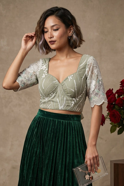 Too Perfect Designer Net Blouse