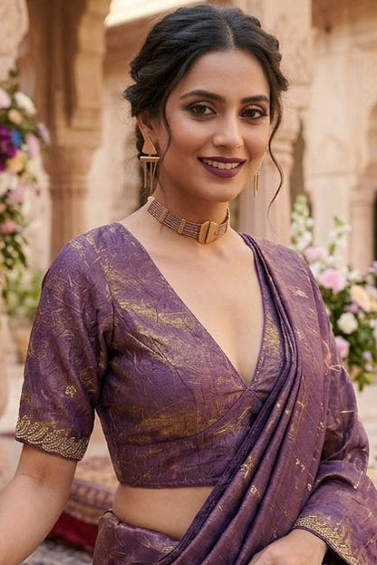 Mysterious Beauty -Fendy Silk Blouse