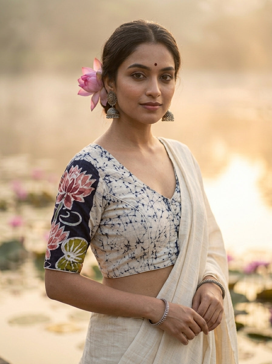 Padma Vatika Batik Blouse
