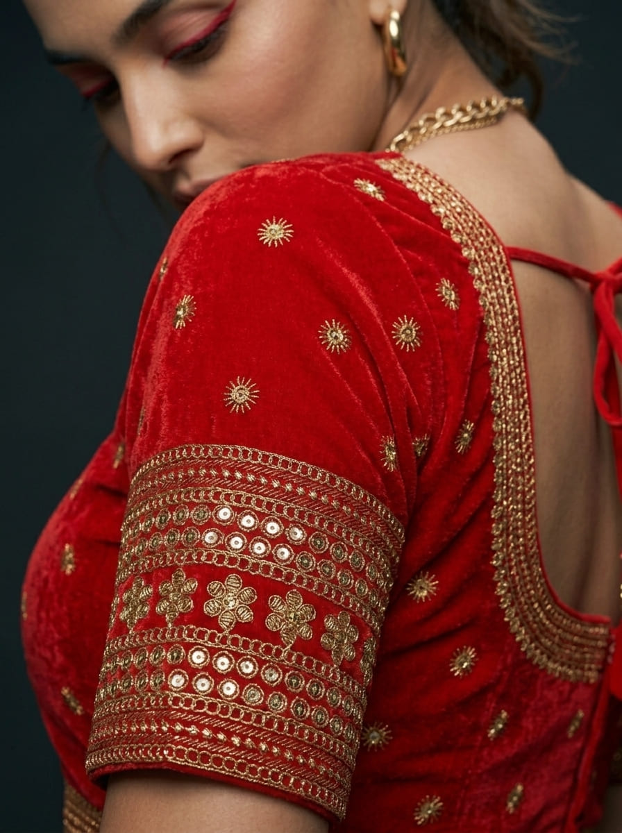 The Velvet Verse Designer Blouse