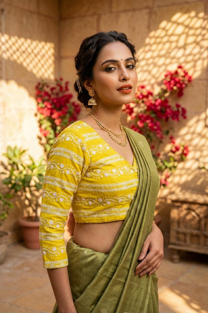 Smart Spending- Roman silk Blouse