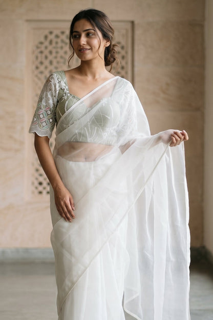Too Perfect Designer Net Blouse