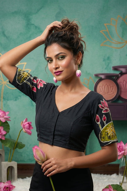 Lotus Batik -Designer Blouse