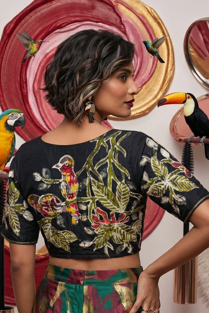 Bird Batik -Designer Blouse