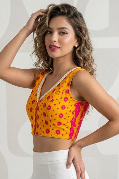 Shine Your Way Jamdani Designer Blouse
