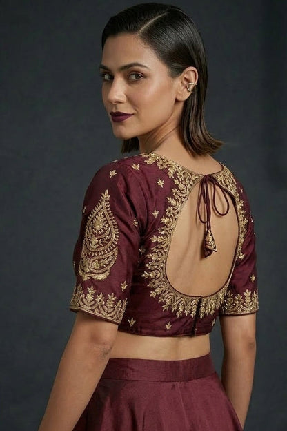 True Thread Fancy Silk Blouse