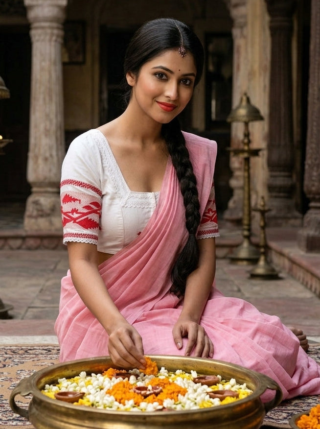 The Bengal Edit Jamdani Designer Blouse
