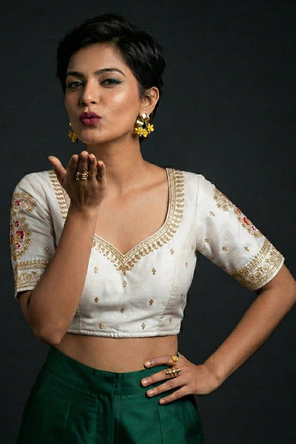 Sparkling Eyes-Designer Blouse