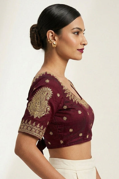 Gold Glitz New Designer Blouse