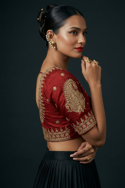Gold Glitz New Designer Blouse