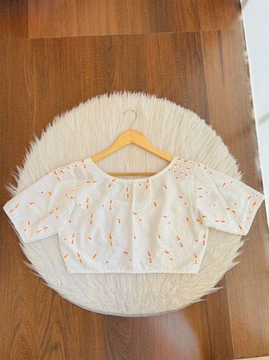 Shiuli Flower Designer Blouse